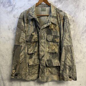 Atlanco Realtree Camouflage Shirt Jacket Mens L 24x28 Green Combat Tactical